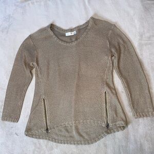 RD Style sweater with zippers